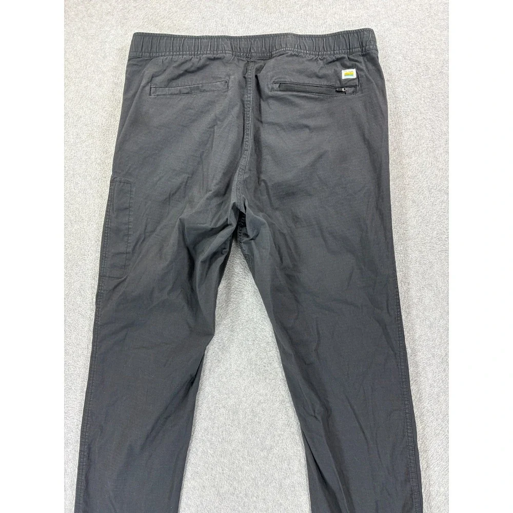Vuori Ripstop Climbing Hiking Organic Cotton Pants (Men's‎ Large) Gray